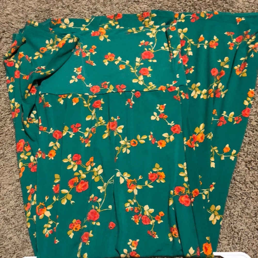Lularoe maxi skirt floral